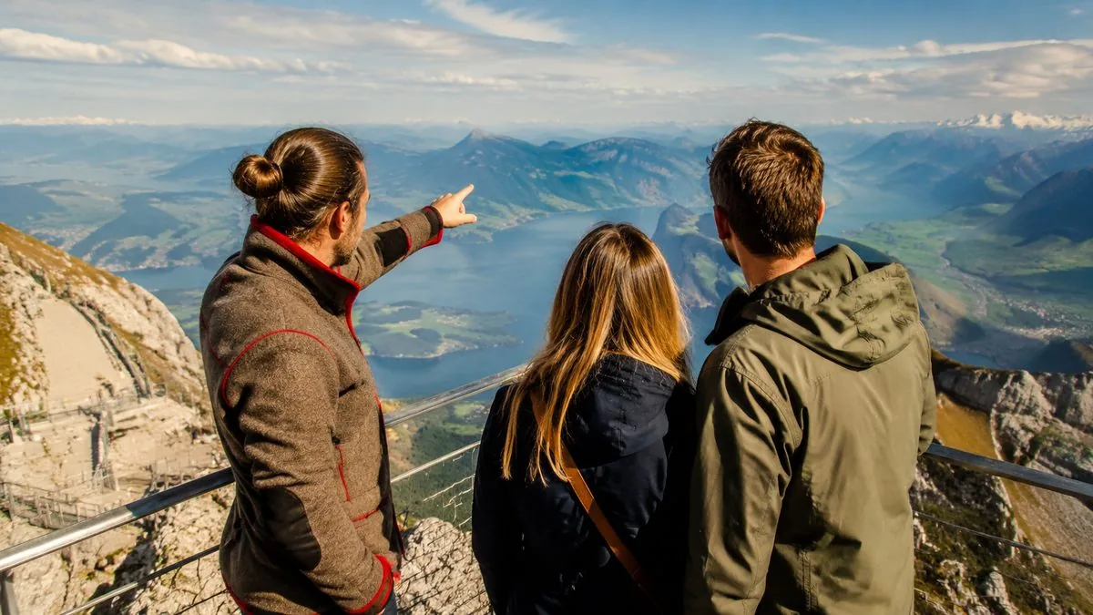 Private Ganztagestour: Goldene Rundfahrt zum Mt. Pilatus ab Luzern